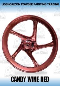 1KG CANDY WINE RED - N44 - POWDER COATING PAINT
