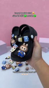 Cute Cartoon Labubu Shoes Decoration Charms Accessories DIY | One Pack 8 Pcs