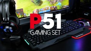 Fantech P51 P-51 5 in 1 Combo Gaming Keyboard Mouse Headset Mousepad