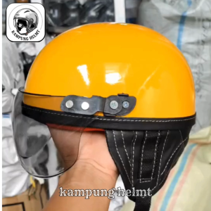 Helm anak anak retro polos untuk umur 1 2 3 4 5 tahun - Helm Anak Sinchan CAT