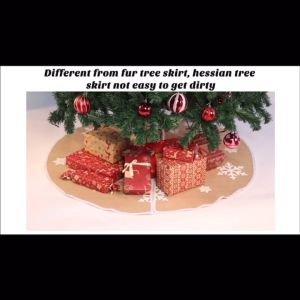 BIN LU Large Size Christmas Tree Skirt Base&Christmas Tree Apron&Christmas Tree Collar Christmas Tree Floor Mat&Christmas Tree Carpet Christmas Tree Foot Cover Christmas Tree Ornaments Xmas Tree Decor Christmas Decorations Xmass Decoration Sale