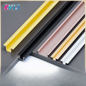 Customization Aluminum alloy groove splicing strips100cm titanium decorative lines background wall metal strips ceiling edge strips