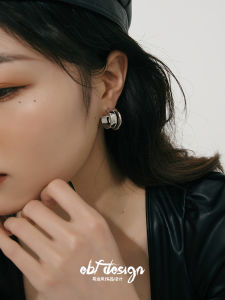 S925 Silver Ear Cuff Deconstructed Ring Series Fashionable Vintage Commute Versatile Earrings Womens Jewelry Accessories