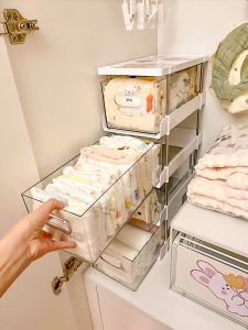 WEIAI | Baby Clothes Storage Box with Multiple Layers