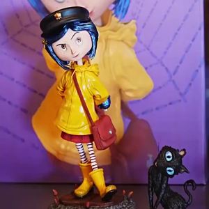 Bandai | 20cm Coraline Figure Coraline & The Secret Door Figures Wybie Action Figurine Pvc Statue Model  Decoration Toy Birthday Gift