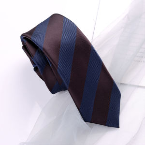 Casual Style Handmade Plaid Tie for Men And Women JK Shirt Brown Green Versatile Fashionable Trendy Artistic Personality