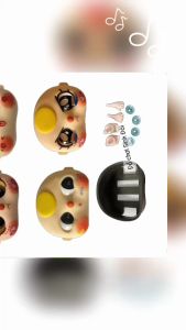 mặt 100% -[Có thể thay cho hải sản/ V3/ Thị trấn/ Zipper V1V2] MẶT + BỘ TAY CHÂN BÉ BA BABYTHREE THAY THẾ - THÍCH HỢP MÓC LEN