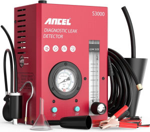 ANCEL S3000 Smoke Machine Car Smoke Leak Detector with Air Pump 12V EVAP Fuel Pipe Diagnostic Tool for Vehicle Boat Truck Motorcycle