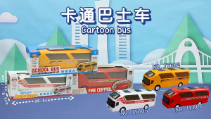 School Bus with Automatic Bump & Go with 4D Lights Toys for Kids