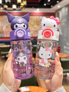 Tritan Kuroko Cup Plastik an Toàn Cho Trẻ Em Có Van Chui Đi Học Dùng Tại Nhà Trẻ Chịu Nhiệt Độ Cao Dùng Cho Học Sinh