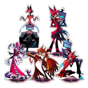 New Hazbin Hotel 2 Charlie Morningstar Stand Acrylic Figures Vaggie Desktop Standing Sign Model Decoration Collection Gifts