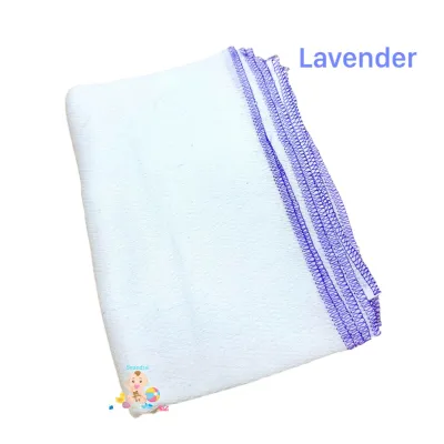 3Pcs6Pcs1dozenBirdseye Lampin/Cloth Diaper for Baby Colored Edging Stitches