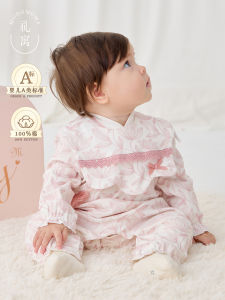 เสื้อผ้าเด็กใหม่ Modomoma Princess Cotton Long Sleeve Spring Autumn ชุดคลุมก้นสั้นแบบมีแขนยาวสำหรับเด็กผู้หญิง