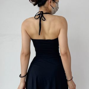SKINOFSKIN | Quần Áo Thể Thao Dây Qua Cổ Có Đệm Cho Yoga