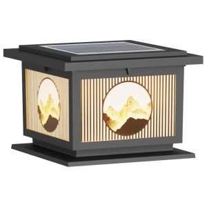 VINCAN | Solar Waterproof Pedestal Light