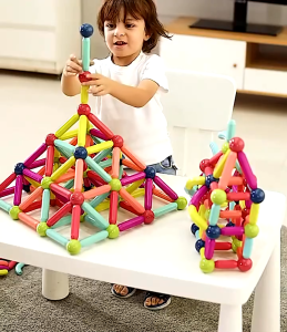 NIKO Magnetic Stick Toys Magnetic Building Blocks Big Size Set Early Educational Toys For Kids Boys Girls Gifts