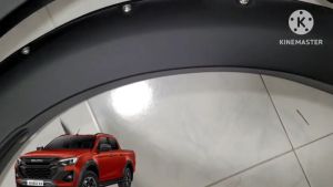 คิ้วล้อ 6 นิ้ว MT Isuzu D-Max 23-24 ตัวล้าสุด - สีดำด้าน รถตัวสูง 4 ประตู สูงแคป รถช่วงยาวตอนเดียว รถตัวเตี้ย แคป และ 4 ประตู D-Max 23