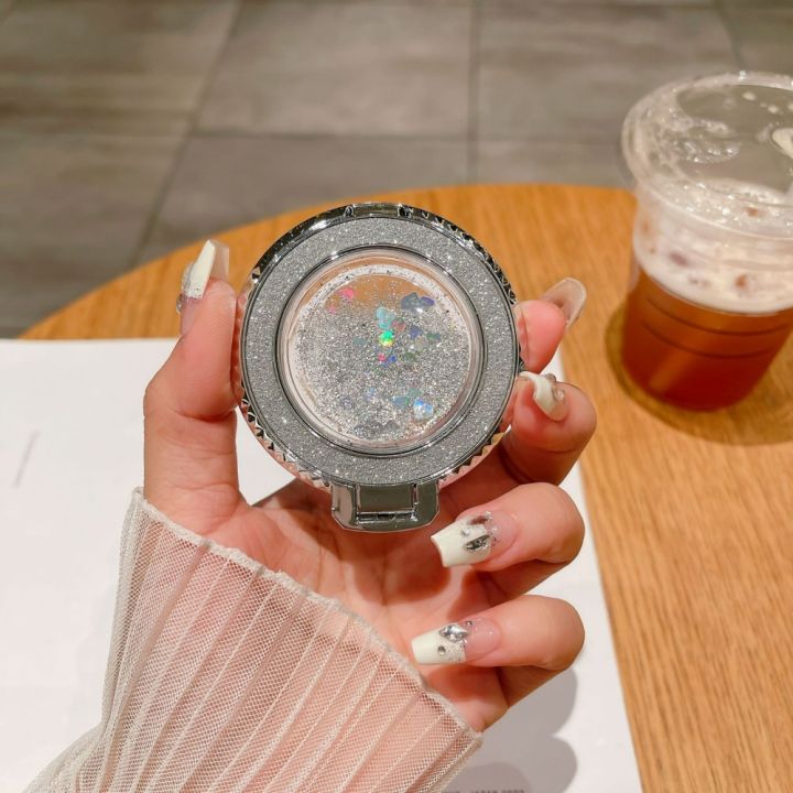 360%20Rotating%20Bg%20Quicksand%20Plating%20Finger%20Ring%20Holder%20Fashion%20Glitter%20Stand%20Grip%20For%20Mobile%20Phone%20Back%20Sticker%20Socket%20Bracket%20-%20Image%208