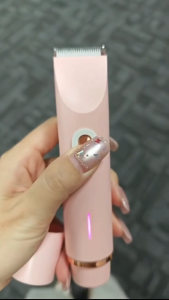 【✅SG Brand🔥】RICHMENT Women Electric Dual Head Hair Trimmer 0236L Wet & Dry Body Shaver with LED Digital Display IPX7 Waterproof Hair Remover Skin-Friendly Floating Blade Type-C Fast Charging Portable Grooming Tool for Sensitive Areas