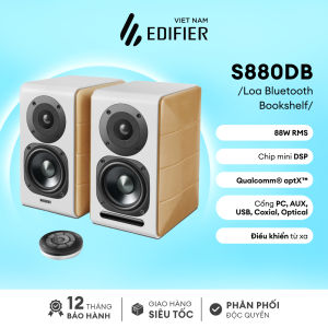 Loa Bluetooth V5.0 EDIFIER S880DB | Hệ thống âm thanh Hi-Fi | Điều khiển từ xa | Hỗ trợ tín hiệu âm thanh kỹ thuật số | Bảo Hành 15 Tháng.