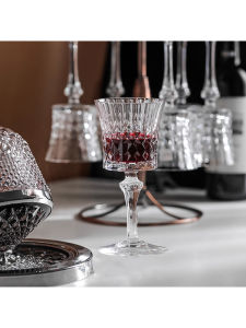 แก้วไวน์สไตล์ยุโรปแบบวินเทจ แก้วไวน์แดงสำหรับงานเลี้ยง แก้วไวน์ฝรั่งเศสทรงสูง แก้วแชมเปญ แก้ววิสกี้