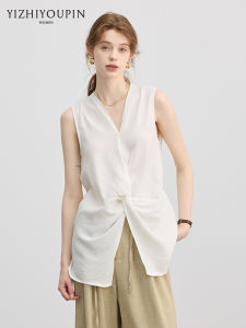 Unique Design V-neck Slim-fitting Womens Shirt