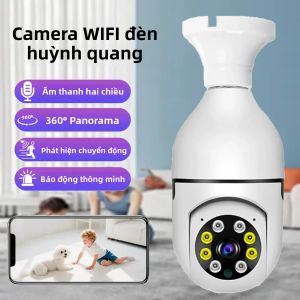 Camera IP WiFi 2MP Tuya Smart Home Camera An Ninh Không Dây Trong Nhà Camera Bóng Đèn Với Tính Năng Phát Hiện Con Người Và Giám Sát Từ Xa