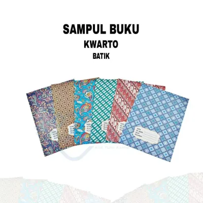 SAMPUL QUARTO BATIK ISI 20 SAMPUL BUKU TULIS MURAH TEBAL
