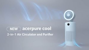 acerpure Air Purifier cool 2-in-1 Air Circulator and Purifier HEPA13 Four-layer Protection
