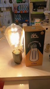 BT-EDISON LED ST64 4W WARM WHITE E27 BULB