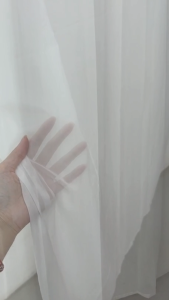 Langsir Jarang Putih Sheer Curtain Sliding Door Day Curtain Window White Sheer Curtain 窗帘