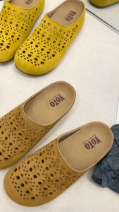 YOTO Hidden Height Increase Slippers Breathable Design Soft Comfortable Mules For Women