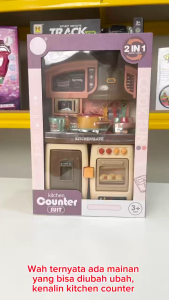 Mainan Anak KITCHEN COUNTER SUIT Mainan Alat Masak Masakan Anak Kecil Mainan Anak Perempuan - Mainan Anak Laki Laki