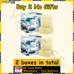 👒𝒔𝒈 𝒔𝒕𝒐𝒄𝒌👒 Sea salt soap / Removal pimple pores blackhead / Anti acne soap moisturizing / Goat milk face wash soap / 海盐皂