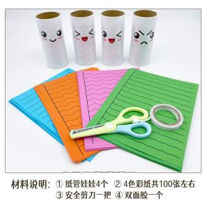 Đồ Chơi Thủ Công Giấy Cắt Cho Trẻ Em Đồ Chơi Sáng Tạo DIY Đồ Chơi Giấy Cắt Montessori Đồ Chơi Tập Trung Vào Trẻ Em Đồ Chơi Cắt Tóc Cho Bé Đồ Chơi Giấy Cắt