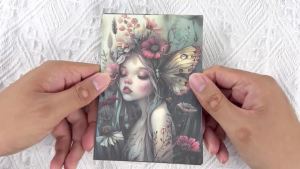 8 Tờ Hoa Tiên Vintage Giấy Scrapbook Cho Tạp Chí Làm Thiệp Thủ Công Vật Dụng Bề Mặt Trang Trí PVC Hình Chữ Nhật