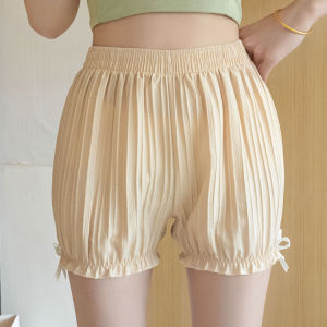 Miiow | Cat Woman Safety Pants Womens Summer Outdoor Wearable Pumpkin Pattern Large Size Lantern Base Skirt Pants Short Shorts