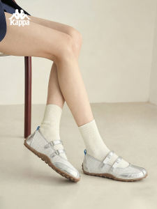 Kappa | Ballet Style Thin Sole Silver Casual Shoes