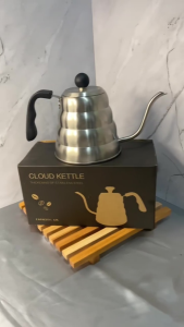Teko Leher Angsa Kopi 12L Platinum/ Gooseneck Kettle/ Teko Kopi/ Pour Over Kettle KTCmart Teko Air panas Kettle Kopi