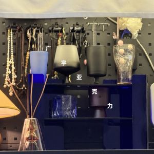 Acrylic Desktop Organizer Multi-Layer Colorful Nordic Style Cup Rack Perfume Cup Storage Shelf Rectangular Shape Handmade Craft