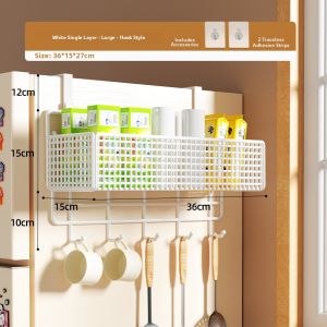 Wall-mounted Multi-functional Storage Rack