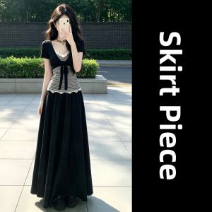 SUSIEYUAN | Stylish French Black Dress Summer