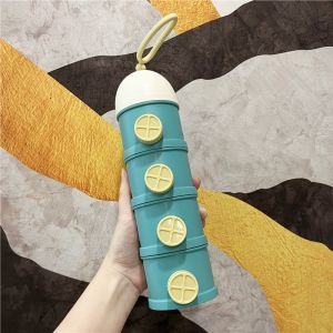 Baby Milk Powder Box Portable Outdoor Sealed Moisture-Proof Storage Box Cute Cartoon Baby Rice Noodles Complementary Food Separately Packed Case