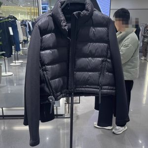 Áo Khoác Cotton Màu Đen Mỏng Ngắn Mới Về Mùa Xuân ZARLUVIP Áo Khoác Cotton Nữ Cổ Đứng Khóa Kéo Dài Tay Thường Chất Liệu Cotton