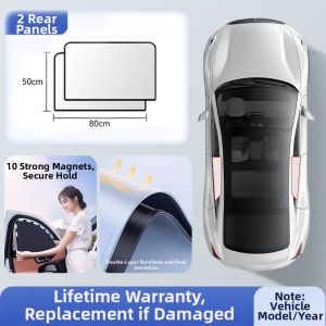 TOKUSET | Magnetic Privacy Sunshade for SUV Rear Window