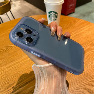 เคสโทรศัพท์ใสสำหรับ iPhone 14 11 Pro Max 12 13 Pro Max 7 8 Plus X XR XS Max +SE 2020 Ins ซิลิโคนนิ่มกันกระแทกพร้อมฝาครอบเลนส์ปกป้องกล้องผ