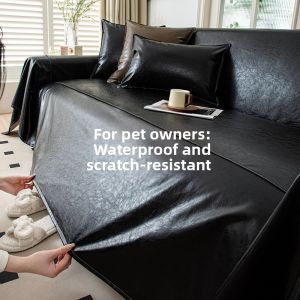 Anti-scratch Non-stick Fur Waterproof Sofa Cover