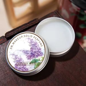 Solid Fragrance Balm Lavender Rose Peony Lotus Scented Long-lasting Porable Fragrances Cream Perfect Woman Body Aroma Gifts 15g