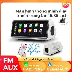 Đầu Radio Ô Tô Đa Năng MEKEDE 6.86 Inch Với Carplay Không Dây Android Auto Máy Nghe Nhạc MP5 Đầu Ghi Đa Phương Tiện FM AUX DSP BT Dành Cho Xe Cộ