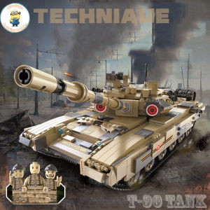Đồ Chơi Lắp Ráp Kiểu LEGO Xe Tăng Chiến Đấu T90 Điều Khiển Từ Xa RC Model C61003RC Với 1700+ Mảnh Ghép